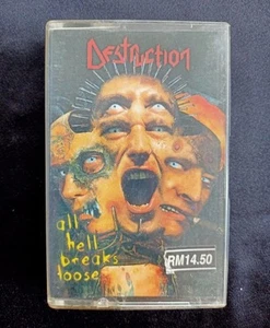 Destruction : All Hell Breaks Loose ( Cassette Tape ) - Picture 1 of 7