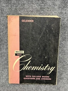 Review Text In Chemistry sc Maxwell Gelender 1959 Amsco School Publication - Picture 1 of 6