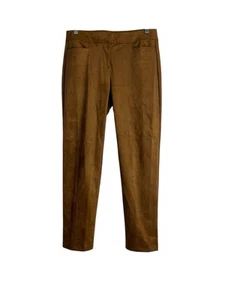 Pantalones de terciopelo Loft para mujer color dorado camel talla 0 pierna recta 30X26 - Imagen 1 de 4