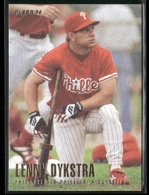 Lenny Dykstra 1996 Fleer #495 Philadelphia Phillies - Image 1 of 2