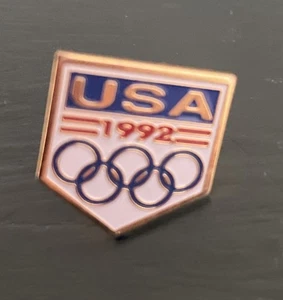 Anstecknadel USA Olympia 1992 kleines Schild Original Vintage - Bild 1 von 2