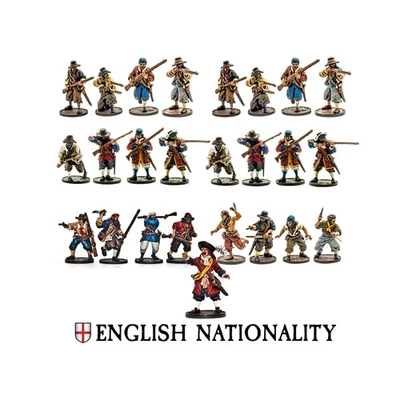 Firelock Blood & Plunder English 28mm English Nationality Starter Set VG+/NM - Image 1 of 2