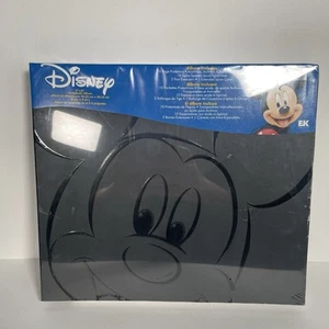 Disney Mickey Mouse Embossed Scrapbook Album Black Sealed 8x8 Pages Sealed - Picture 1 of 9