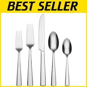 Complete 20-Piece Flatware Set - Silver Dining Essentials for Stylish Homes - Picture 1 of 9