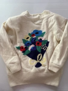 Vintage Cream Rubi Pesini Knit Jumper Sweater Size Large Wool Angora Blend - Picture 1 of 9