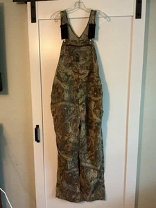 Vintage 90s Liberty Advantage Timber Camo Latzhose Herren Größe 40 Braun - Bild 1 von 9