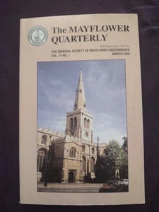 Mayflower Quarterly MAR 2008__Vol 74 No 1 Vintage ****FREE SHIPPING** - Picture 1 of 3
