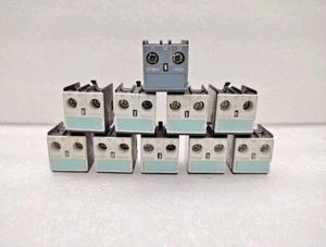 Siemens 3RH2911-1AA01 + 3RH1911-1AA01 + 3RH1911-1AA10 | Lot of 10 | Block 🆕 - Picture 1 of 15