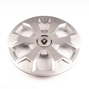 Renault Genuine 16" Alloy Wheel Trim Hub Cap 1 Piece Silver 6 Spokes Trafic MK3 - Picture 1 of 4