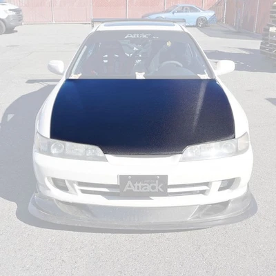 Se adapta a 94-01 Acura Integra 2/4 puertas JDM-Frontend estilo OE capó (fibra de carbono) Foto 1 de 4