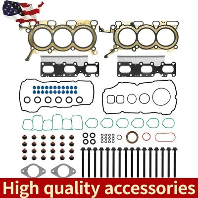 Full Gasket Set Head Bolts For 2011-2019 Ford Edge Explorer Flex Taurus 3.5L V6 - Image 1 of 4