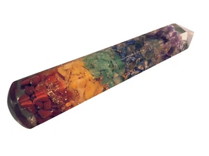 7 Chakra Orgon Orgonit Energiestab  - Picture 1 of 1