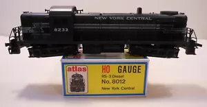 Locomotora diésel Atlas/Kato HO RS-3 New York Central #8233 LN #2 - Imagen 1 de 6