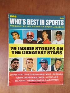 Who's The Best in Sports Magazine 1966  Willie Mays  Jim Brown  Sandy Koufax 125 - Picture 1 of 2