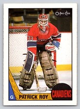 Patrick Roy 1987-88 O-Pee-Chee OPC Hockey Montreal Canadiens #163 **NRMT-MT+**