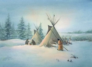 TIPI CAMP SQUAW by Sharon Sharpe!! - Picture 1 of 1