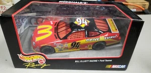 HOT WHEELS RACING 1:24 BILL ELLIOTT MCDONALDS/ REESE'S SCALE  FORD TAURUS 09050 - Picture 1 of 6
