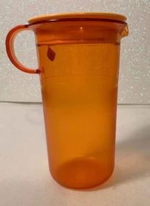 Tupperware Clear Acrylic Sheer Small Pitcher w/ Handle & Spout New - Picture 1 of 11