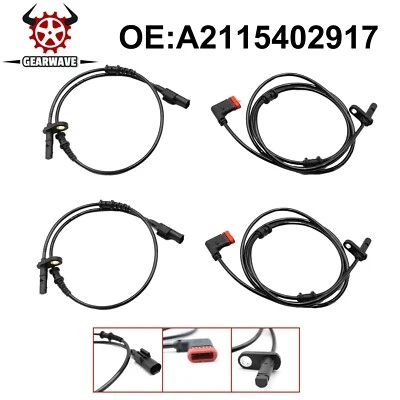 For Mercedes-Benz E320 E500 03-12 RWD ABS Wheel Speed Sensor Front Left & Right Foto 1 de 4