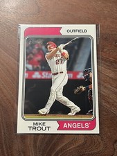 2023 Topps Heritage MIKE TROUT 1974 Topps Oversized Box Topper -ANGELS