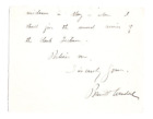 Barrett Wendell (1855-1921) Signed Letter / Autographed American Academic