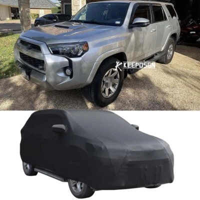 Cubierta de auto interior elástica satinada negra a prueba de arañazos a prueba de polvo para Toyota 4Runner Foto 1 de 4