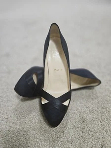 christian louboutin size 4.5 , genuine  ,  worn few times. size 37.5 EU .  - Picture 1 of 7