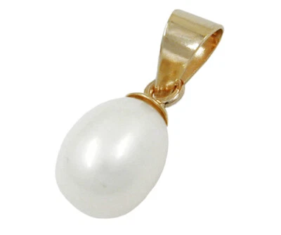 375 ECHT GOLD *** Perlen Anhänger Kettenanhänger 16 mm - Bild 1 von 2