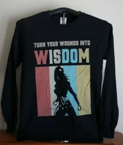 TRASFORMA LE TUE FERITE IN SAGGEZZA T-shirt manica lunga, piccola colore nero - Foto 1 di 6