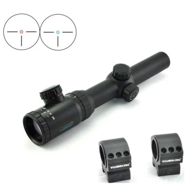 Visionking 1.25-5x26 Rifle Scope Hunting Tactical Shooting Sight & Mount Rings - Image 1 of 4