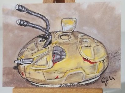 ACEO Sketch Card by Geri Centonze - Farscape - DRD Repair Drone - Limited #1/5 - Image 1 of 3