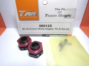 Team Magic M1 Aluminium Rad Adapter Pin & Mutter 2 Stück 560123 - Bild 1 von 5
