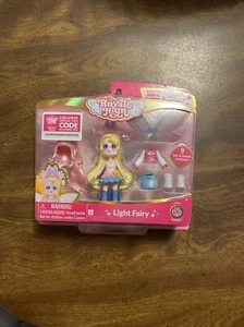 Royale High Doll Light Fairy con codice virtuale nuova 2024 Roblox serie 1 - Foto 1 di 3