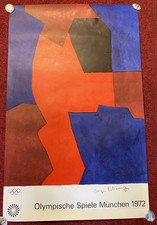 1972 Munich Olympics Poster Art Series Serge Poliakoff 25”x40”