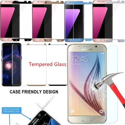 Чехол дружественный закаленное стекло протектор экрана для Samsung Galaxy S7/S8 Plus Note - Изображение 1 из 4