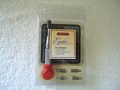 " NIP " Portafolia 6 Piece Eyelet Setting Kit " GREAT GIFT ITEM " - Image 1 of 4