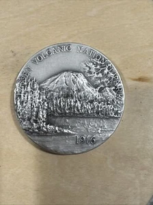 Medallic Arts Company National Park Centennial Silver Medal Lassen Volcano - Picture 1 of 2