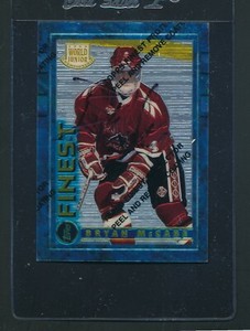 1994/95 Topps Finest #150 Bryan McCabe Islanders Signed Auto *E9335