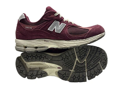 Men's New Balance 2002R Suede Pack Shoes Size 9 M2002RHA Garnet/Deep Earth Red - Image 1 of 4