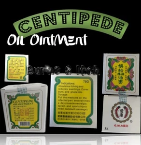 GMP Centipede Oil Ointment | Swelling, Burns, Gnat Bite Sport Injury NIB - Picture 1 of 6