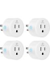 Prises intelligentes 4 pièces Eightree. Compatible WIFI, Compatible Alexa/Google Home, Neuf