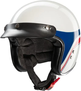 Motorrad RedBike RB-803 Silverstone Jethelm (Weiß/Blau/Rot) Gr: L (59) - Bild 1 von 3