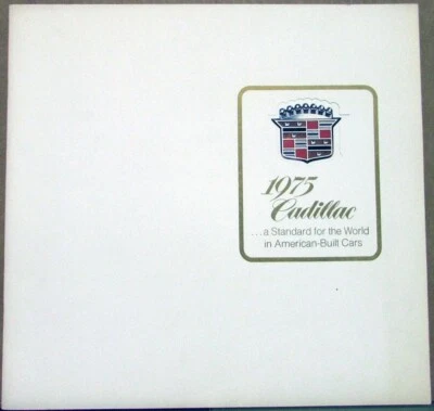 1975 Cadillac Fleetwood Limo Sedan Eldorado DeVille Calais Large Sale Brochure Foto 1 de 4