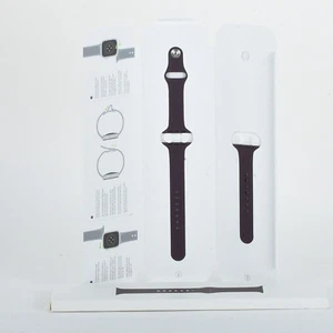 Genuine Apple iWatch 38mm 40mm 41mm Series 5 6 7 8 9 SE Sport Band - Dark Cherry - Picture 1 of 5