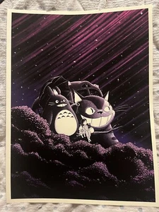 My Neighbor Totoro art print Bruce Yan Studio Ghibli Gallery 1988 poster hayao - Picture 1 of 1