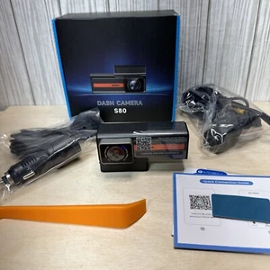 Dash Cam Front and Rear, Veement S80 4k/1080P Dual Dash Camera for Cars, WiFi - Picture 1 of 13