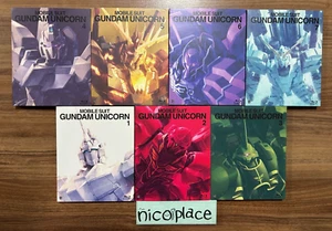 Mobile Suit Gundam Unicorn UC Blu-ray Vol.1-7 Complete set animation Japan - Picture 1 of 15