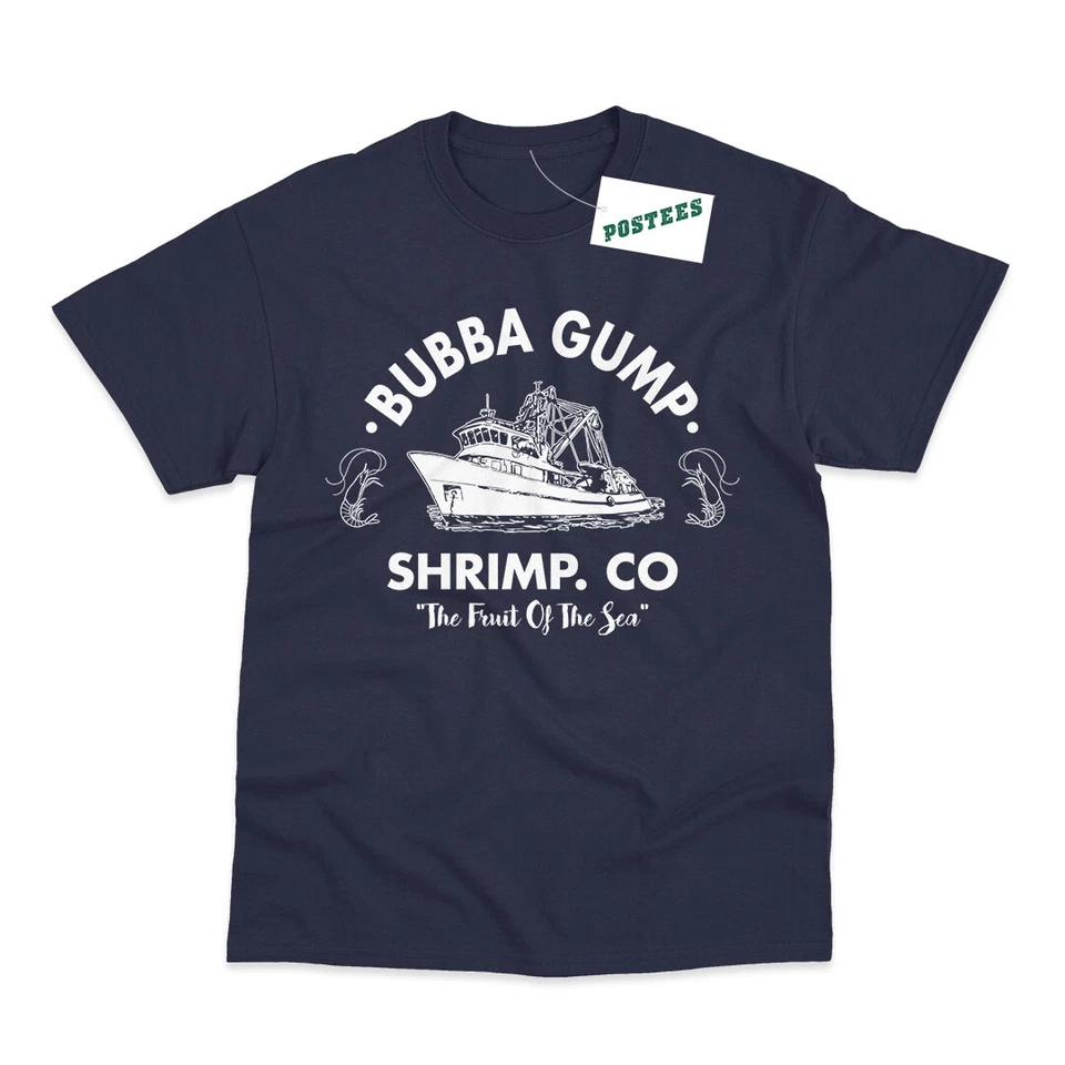 Bubba Gump Shrimp Inspired by Forrest Gump Printed T-Shirt - Image 1 of 4