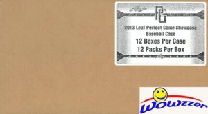 2013 Leaf Perfect Game Showcase Baseball HOBBY Sealed 12 Box CASE-144 AUTOS - Picture 1 of 2