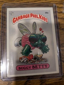 1985 Topps Garbage Pail Kids Vintage Buggy Betty 39a - Picture 1 of 2